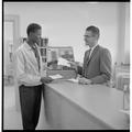 Kucao Yao, an international student from Ivory Coast, on the OSU campus, Spring 1962