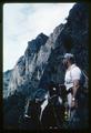 Forrest Baker with packhorse in Wallowa Mountains, 1966