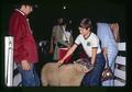 4-H kids with lamb, Yamhill County Fair, McMinnville, Oregon, circa 1972