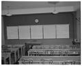 Shorthand visuals in a Secretarial Science classroom, Fall 1957