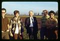 Norman Borlaug and students at North Willamette Experiment Station, Oregon State University, Aurora, Oregon, circa 1971