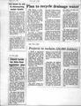 US Team to Aid in Measuring Water Levels, 9/8/85; Plan to Recycle Drainage Water, 9/6/1985; USAID Funds for Nile Flow Regulation Plan, 9/15/85; Projects to Reclaim 124,000 Feddans, 9/3/85