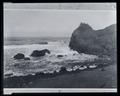 SP&S RY promotional material. Ecola Point and Tillamook Lighthouse in distance, Cannon Beach, OR.