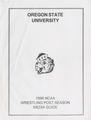 1996 NCAA Oregon State University Men's Wrestling Post Season Media Guide