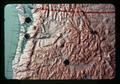 Relief map of Pacific Northwest United States, circa 1973