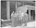 Dr. Vernon Cheldelin with group at Biology Colloquium, 1954