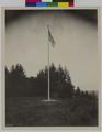 Flag pole at site of old Fort Clatsop (recto)