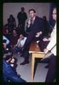 Senator Bob Packwood, Professor Bill McClenaghan and students, Oregon State University, Corvallis, Oregon, March 3, 1971