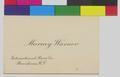 Business Cards [Murray Warner. 02]