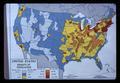 United States population density map, 1973