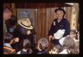 T. J. Starker with Smokey the Bear and children at Oregon State Fair, Salem, Oregon, circa 1971