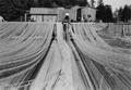 Mending gill nets in Ilwaco