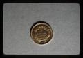 Reverse of counterfeit three dollar United States gold coin, 1981