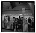 Getting food at the Memorial Union commons, October 1961