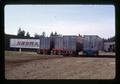 Four shipping containers on trailers, Hastro West, Oregon, circa 1973