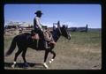 Jack Campbell on horse, Lake County, Oregon, circa 1972