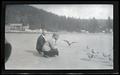 Mr. and Mrs. Bailey feeding gulls